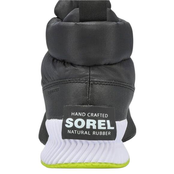 NWOT Women's Sorel Out N About III Puffy Zip Bootie in Black/White – Sz 9.5 - Picture 3 of 12